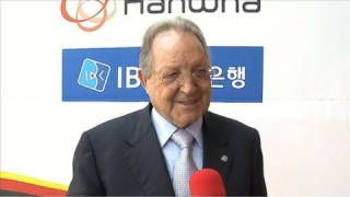 Interview Olegario Vázquez Raña ISSF Pres  ISSF WC 2011 Rifle amp Pistol Stage 3 Changwon KOR [upl. by Pedaias]