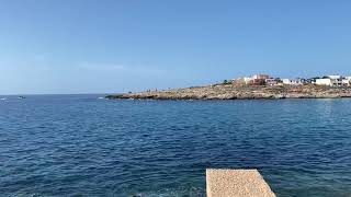 Lampedusa island Guitgia beach [upl. by Gurias]