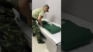 korean army hangs the bed on its back shortsvideo [upl. by Ahsilla]