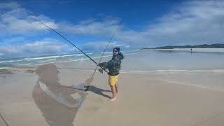 Breaking in the Assassin Equinox fishing angling saltwater beach capetown assassin equinox [upl. by Uahsoj]