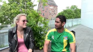 Interviews with foreign students University RhineWaal in Cleves Germany [upl. by Searby]