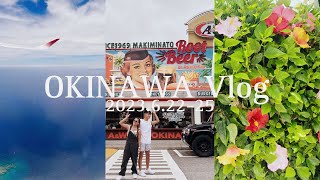 《OKINAWA Vlog》Day1🌴初の沖縄🌺はしゃぎまくりの1日！ [upl. by Annaesor]