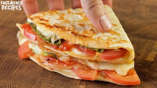 Incredible Quick breakfast ready in a few minutes Easy and delicious tortilla recipe [upl. by Martita]