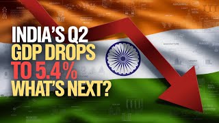 India’s Q2 GDP Falls to 54 Causes Impacts amp Recovery Strategies [upl. by Barthol224]