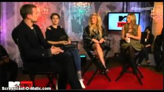 MTV First Ellie Goulding amp The Cast Of Divergent [upl. by Aidan]