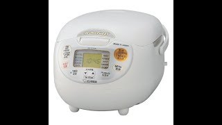 Zojirushi Overseas Microcomputer Rice Cooker Nszlh10wz Ac220230v for the Region [upl. by Cinomod]