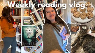 Weekly reading vlog  baking fall haul mini book haul amp chatty life updates🌟 [upl. by Nador]