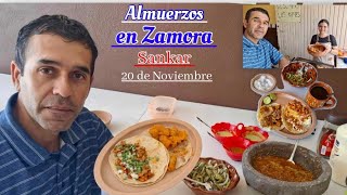 Probando los muy buenos Almuerzos en la 20 de Noviembre de Zamora se llama Sankar para cuando gusten [upl. by Roque]