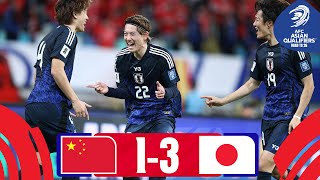 Japan fully on track  China PR  Japan  Highlights AsianQualifiers  Road To 26 [upl. by Ilecara960]