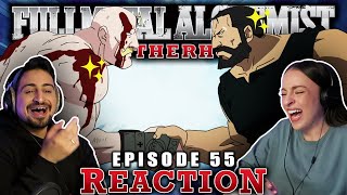 THE GREATEST BROMANCE EVER ✨ Fullmetal Alchemist Brotherhood Episode 55 REACTION [upl. by Luby]