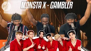 MONSTA X 몬스타엑스 GAMBLER MV  Reaction [upl. by Auqkinahs666]