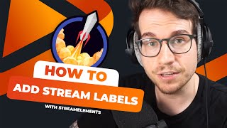 Stream Labels with OBS and Streamelements  complete setup guide [upl. by Ileray]