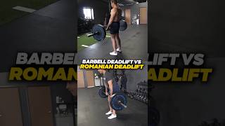 Deadlift vs Romanian Deadlift RDL  DIFFERENCES 🏋🏼‍♂️ [upl. by Ciryl]