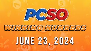 P49M Jackpot Ultra Lotto 658 2D 3D and Superlotto 649  June 23 2024 [upl. by Jayson703]