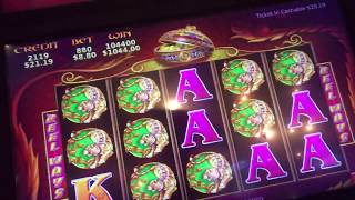 88 Fortunes Slot Machine 20 Dollars In Paragon Casino Marksville Louisiana [upl. by Adnilre]