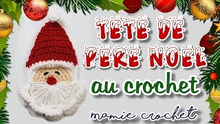 Comment faire une tête de père noël au crochet  pas à pas  tuto [upl. by Netsryk]