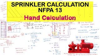 How To Fire Sprinkler Calculation amp Design  NFPA 13  Part 1 [upl. by Arrej]