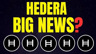 HEDERA COULD THIS BE BIG NEWS IF IT ACTUALLY HAPPENS  Hedera HBAR Price Prediction [upl. by Gomer]