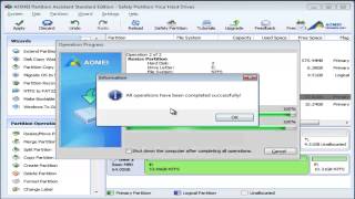 Windows 7 Disk Manager—AOMEI Partition Assistant [upl. by Jabin]