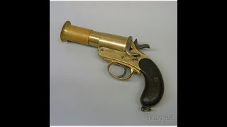 Webley amp Scott 1917 flare pistol [upl. by Hebert]