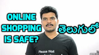 online shopping is safe explained in telugu [upl. by Aicilev]