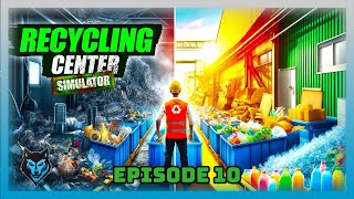 Recycling Center Simulator  10  On termine la ligne de production niveau 2 sur les machines [upl. by Hettie]