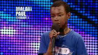 Malaki Paul Britans Got Talent Audition Amazing MUST WATCH [upl. by Noryk]