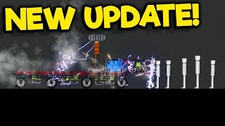 Shocking Electric Car amp Mech Destroys Everyone  People Playground Update Gameplay [upl. by Wallinga]