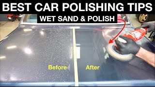 Best Car Polishing Tips How To Wet Sand and Polish BMW 535i [upl. by Lerraf]