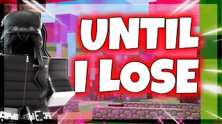 SKYWARS UNTILL I LOSE ☠️ Roblox Bedwars Gameplay [upl. by Sucramraj1]