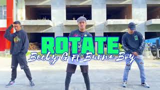 🎶 ROTATE  Becky G Ft Burna Boy  Zumba Choreography  Dance Fitness  Ridwansyah [upl. by Adaran]