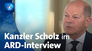 Scholz zu UkraineHilfe quotDeutschland macht was es selber kannquot [upl. by Neona354]