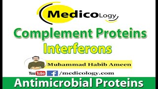 Antimicrobial Proteins  Complement proteins amp Interferon  2nd line of Defense  Immunity [upl. by Nosloc694]