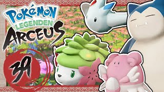 🔴 POKÉMONLEGENDEN ARCEUS 🌏 39 Shaymin Icognitos amp Geisterlichter im Obsidian Grasland [upl. by Solim]