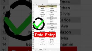 Excel Find Mismatched Entries with This Trick [upl. by Eirehc]