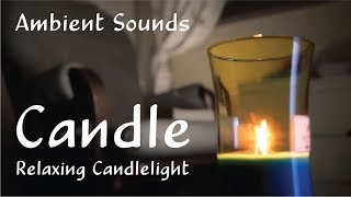 Relaxing Candle Sound  Ambient  woodwick crackle  1 HOUR [upl. by Ayihsa562]