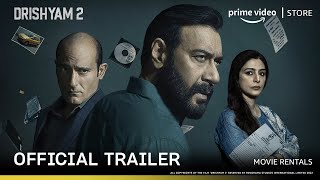 Drishyam 2  Official Trailer  Rent Now On Prime Video Store  Ajay Devgn Ishita Dutta [upl. by Mcdougall]