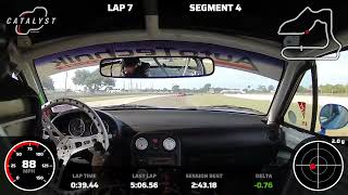 2023 SCCA Sebring Turkey Trot Spec Miata Feature Race [upl. by Nois]