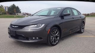 2015 Grey Chrysler 200 S Vehicle Demonstration Newmarket Ontario  MacIver Dodge Jeep [upl. by Ayala]