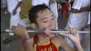 Amazing Fail Compilations Thailand Bizarre Face Piercing Large Spike Shocking Asia [upl. by Haggar]