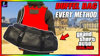 SOLO EVERY Method To Get The Black Duffel Bag In GTA 5 Online 168 [upl. by Katya317]