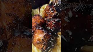 Honey glazed salmon honeyglazedchicken salmonrecipes salmonrecipe dinnerideas seafoodrecipes [upl. by Kooima]