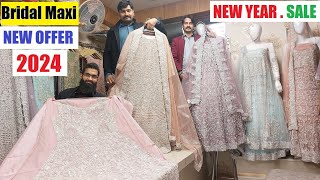 Bridal Maxi 2024  Handwork Party Wear  Rabi Center Rawalpindi Pakistan  bin ijaz by paris zari [upl. by Shevlo]