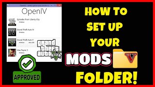 How To Create A MODS Folder For GTA 5 OpenIV 👍 [upl. by Madi]