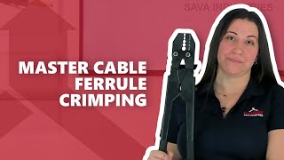 A StepbyStep Guide to Crimping Cable Ferrules with Hand Tools [upl. by Quartas]