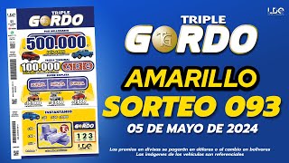 SORTEO TRIPLE GORDO 093 [upl. by Enelime]