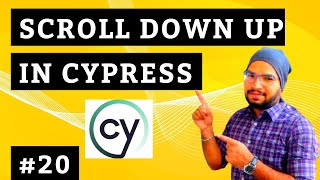 Cypress 20 Scroll Down Up in Automation Testing [upl. by Aley]