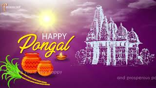 Happy Pongal Whatsapp Status Video  Pongal Status Video  Happy Pongal 2022 Status Video [upl. by Ettelocin694]