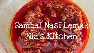 Sambal Nasi Lemak Thermomix [upl. by Sllew]