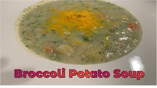 Broccoli Potato soup  حساء البطاطس البروكلي [upl. by Socin]